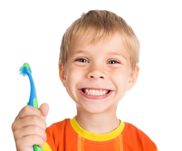 Happy Boy with Tooth Brush Photo