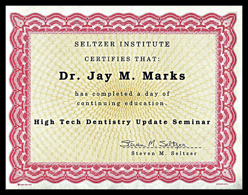 CERT Seltzer Institute - High Tech Dentistry Update Seminar