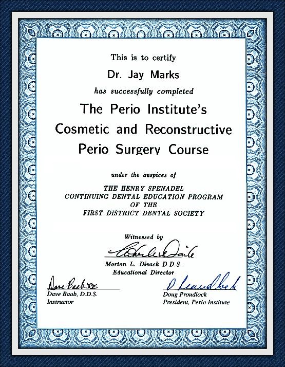 CERT The Perio Institute's Cosmetic & Reconstructive Surgery